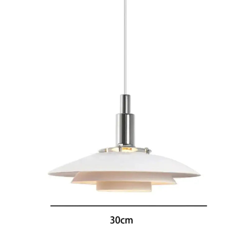Modern colorful umbrella led pendant light featuring a sleek white tiered design with chrome accents for dining room decorbites colorful umbrella pendant light