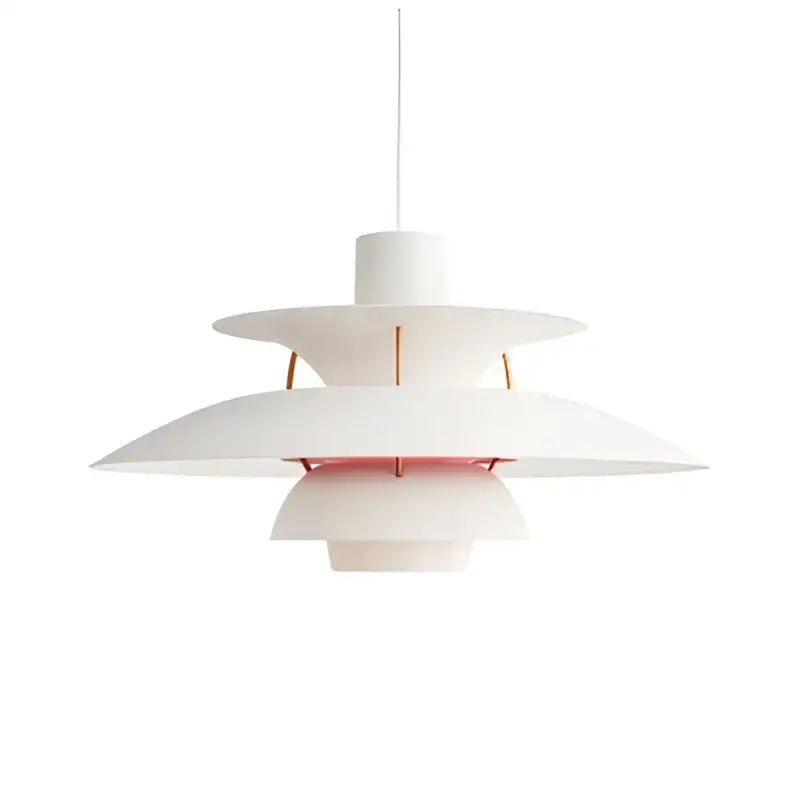 Modern colorful umbrella led pendant light with white layered design and subtle copper accents for dining room decorbites colorful umbrella pendant light