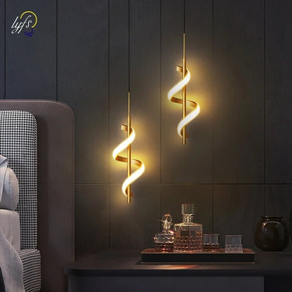 Modern Copper Pendant Light in Black and Gold - Decorbites