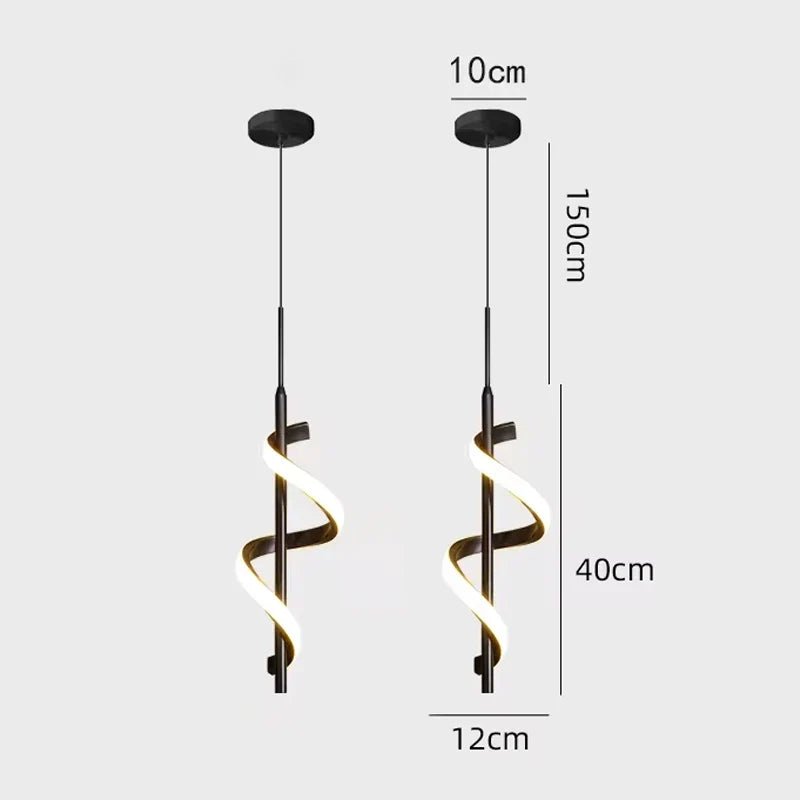 Modern Copper Pendant Light in Black and Gold - Decorbites