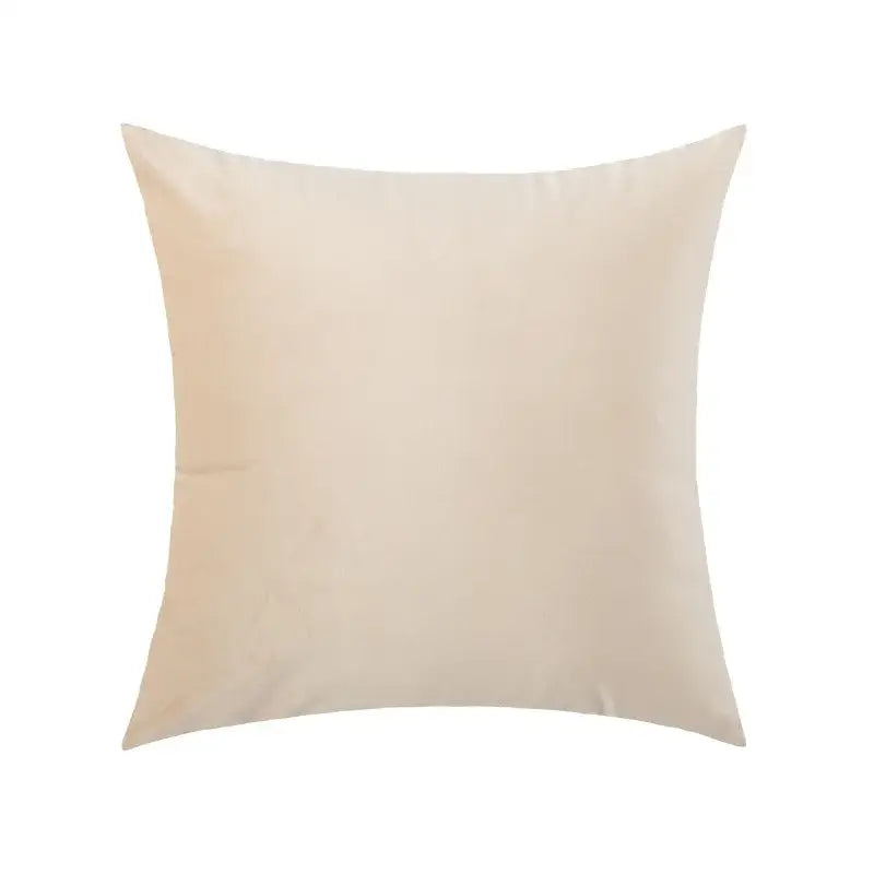 Beige square decorbites brown coffee pillowcase with soft smooth fabric for modern living room textured cushion cover