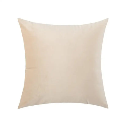 Beige square decorbites brown coffee pillowcase with soft smooth fabric for modern living room textured cushion cover