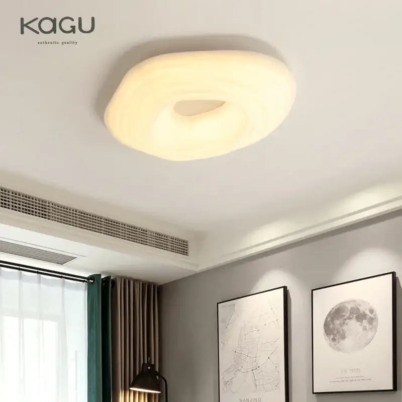 Modern cream cloud led ceiling chandelier with smooth design and soft glow ideal for living room decorbites cloud led