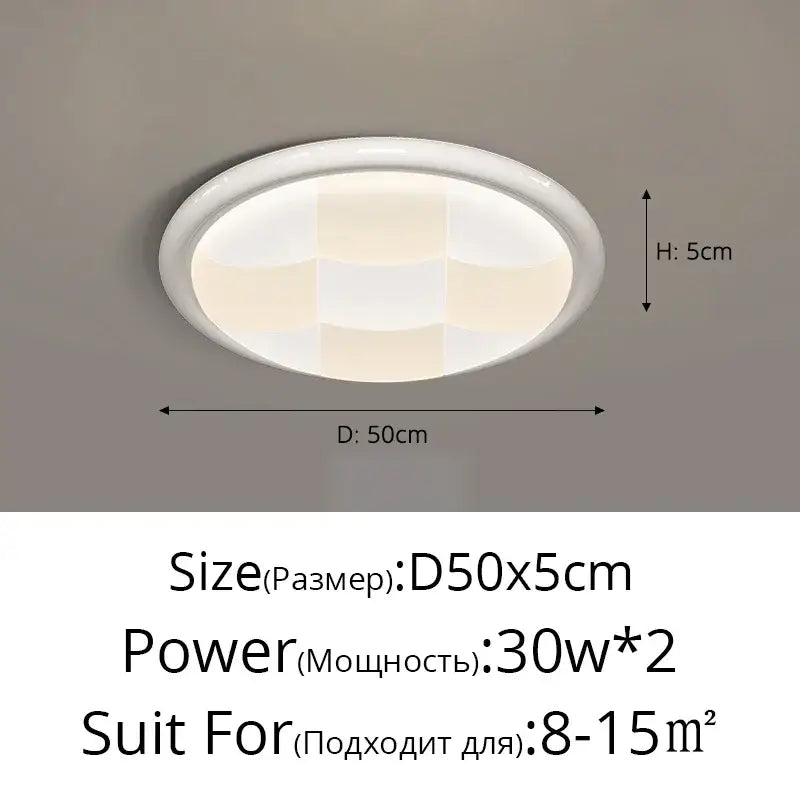 White oval recessed cream style led ceiling light with modern smooth design and subtle grid pattern for decorbites decor