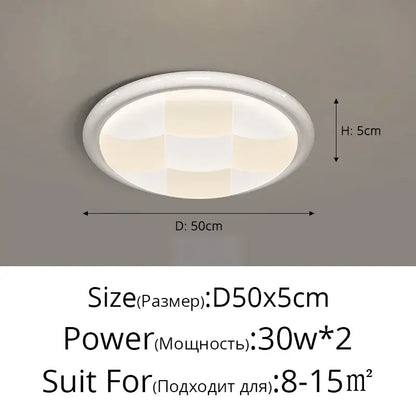 White oval recessed cream style led ceiling light with modern smooth design and subtle grid pattern for decorbites decor