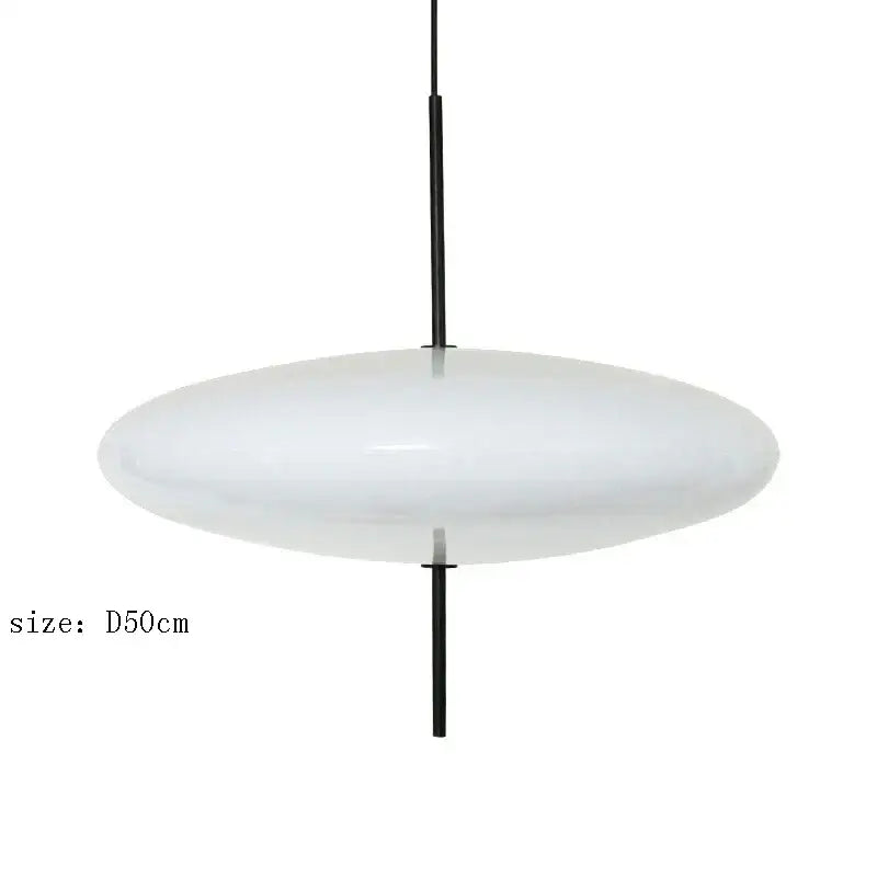 Modern creative black iron pendant light with white frosted glass and minimalist black frame for bar and restaurant decorbites iron pendant