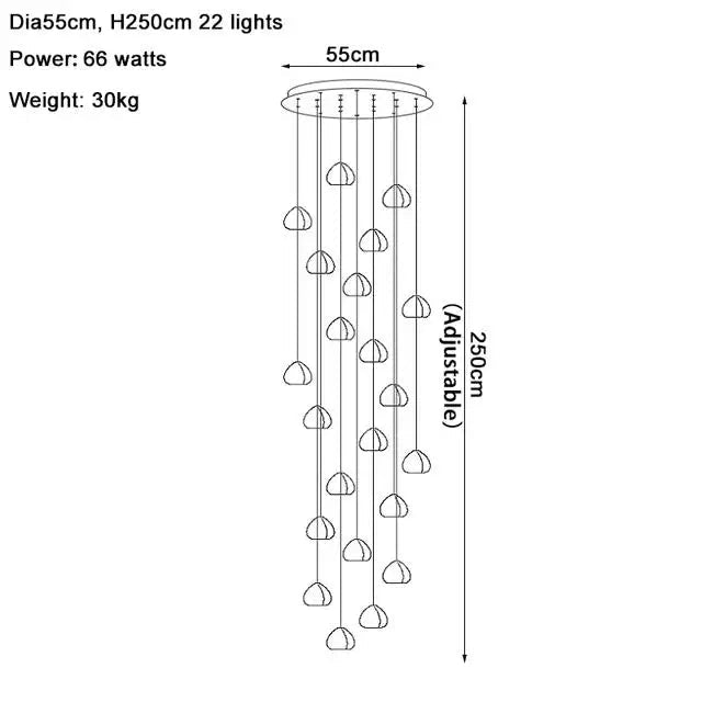 Modern Crystal Ball Pendant Light in Silver Iron - Decorbites