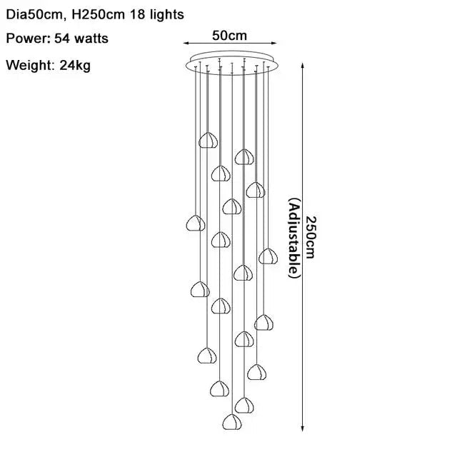 Modern Crystal Ball Pendant Light in Silver Iron - Decorbites