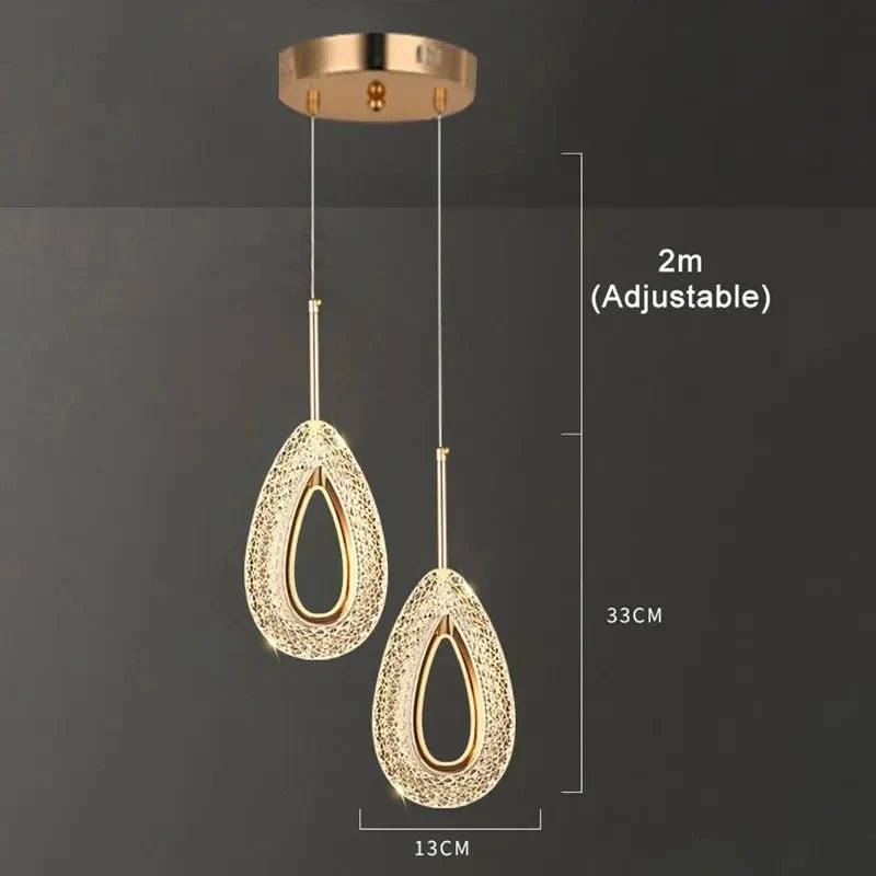 Modern Crystal Butterfly Pendant Light - Decorbites