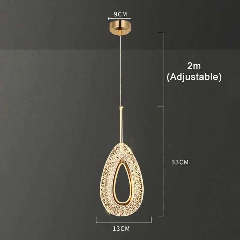 Modern Crystal Butterfly Pendant Light - Decorbites