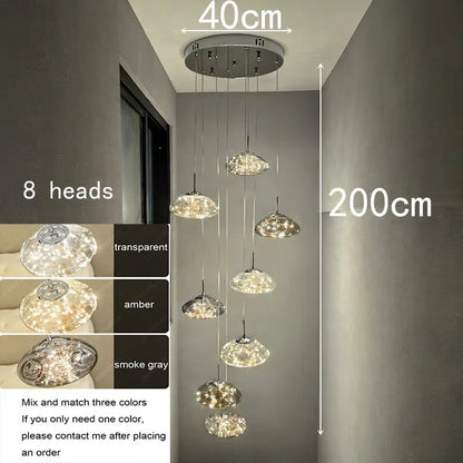 Modern Crystal Multi-Light Pendant Chandelier - Decorbites