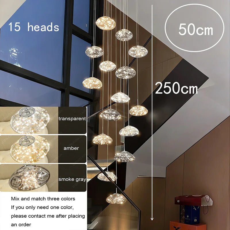 Modern Crystal Multi-Light Pendant Chandelier - Decorbites
