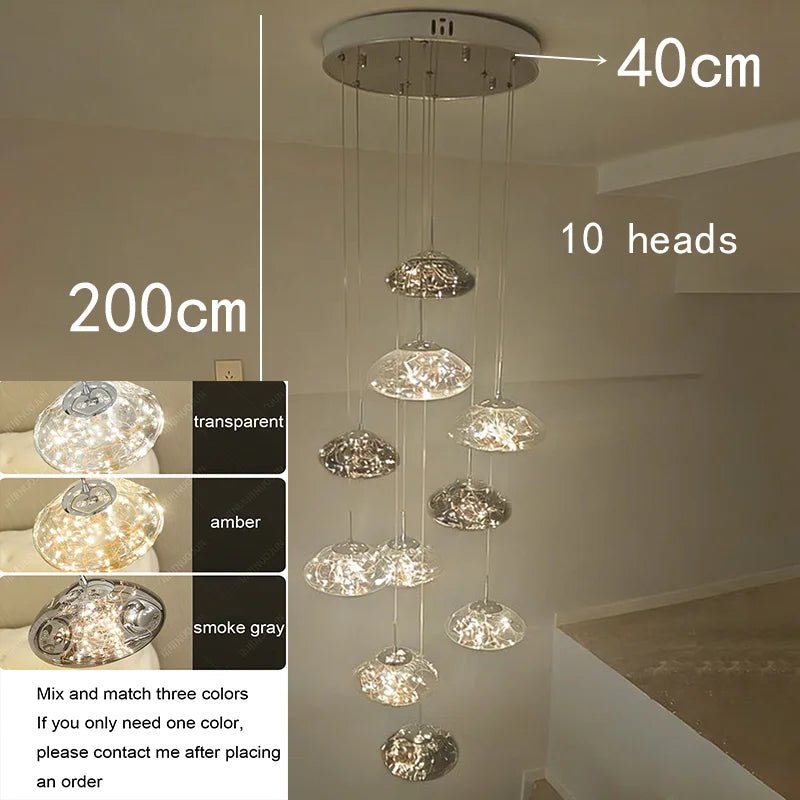 Modern Crystal Multi-Light Pendant Chandelier - Decorbites