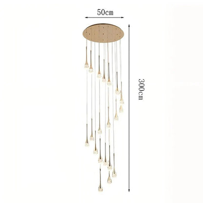 Modern Crystal Pendant Light With Adjustable Height - Decorbites