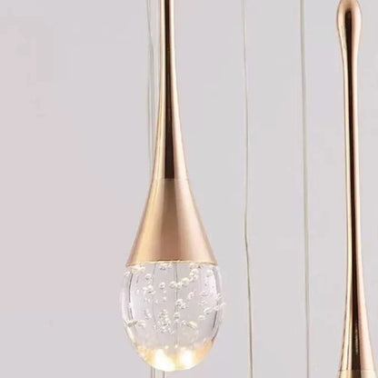 Modern Crystal Pendant Light With Adjustable Height - Decorbites