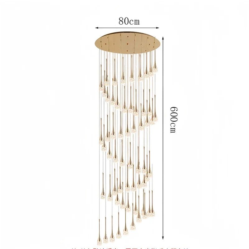 Modern Crystal Pendant Light With Adjustable Height - Decorbites