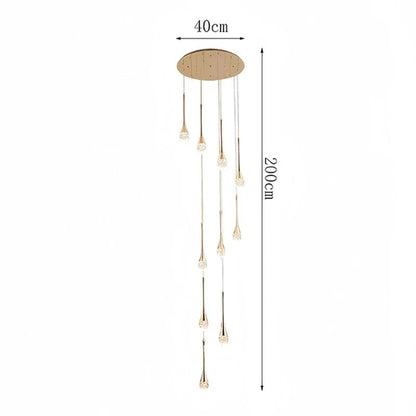 Modern Crystal Pendant Light With Adjustable Height - Decorbites