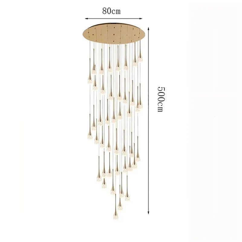 Modern Crystal Pendant Light With Adjustable Height - Decorbites