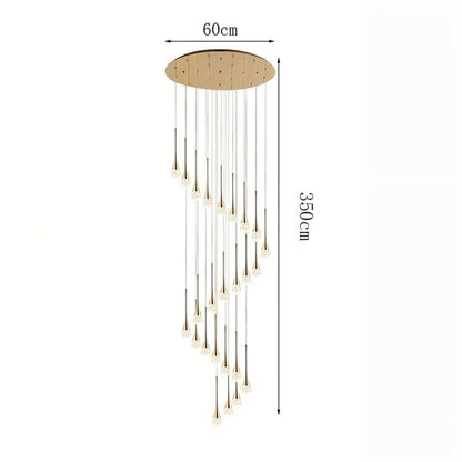 Modern Crystal Pendant Light With Adjustable Height - Decorbites