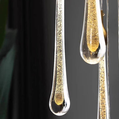 Modern Crystal Staircase Chandelier Pendant Light - Decorbites