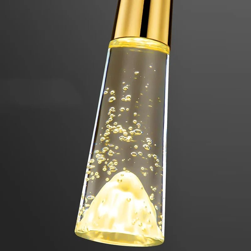 Modern Crystal Staircase Chandelier Pendant Light - Decorbites
