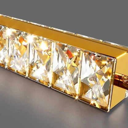 Modern Crystal Stairwell Pendant Light in Iron - Decorbites