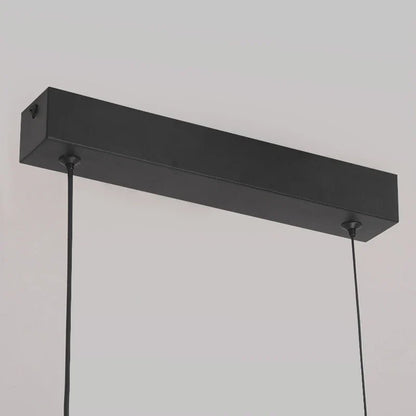 Modern Curved Bridge LED Pendant Light in Black or Gold - Decorbites