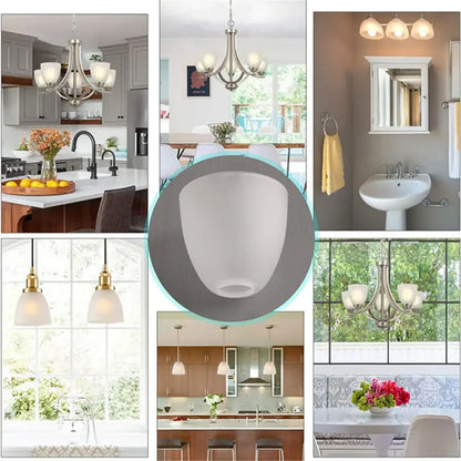 Modern dome white frosted glass shade pendant light featuring a decorbites frosted glass design for living room decor