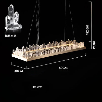 Modern double tier gold dimmalbe led crystal high ceiling chandelier with clear prisms and decorbites dimmalbe led design
