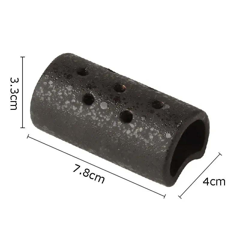 Black ceramic lotus seedpod ceramic incense burner with multiple perforations for modern earthy living room decor