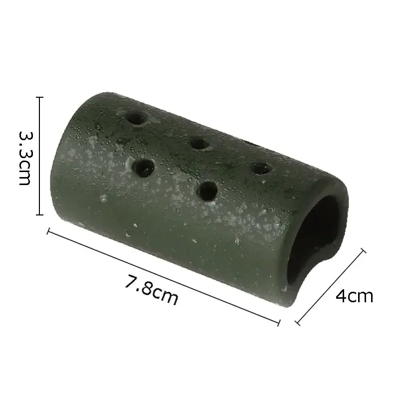 Modern earthy lotus seedpod ceramic incense burner in dark green with multiple circular holes for living room decor