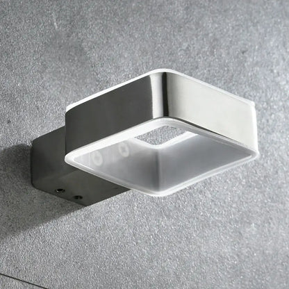 Modern frosted glass soap holder with decorbites black finish wall and sleek metallic frame for bathroom use