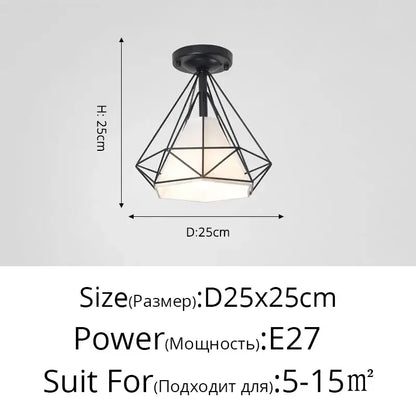 Modern geometric gold and black crystal glass led chandelier with black wireframe and frosted glass shade for living room decorbites crystal glass