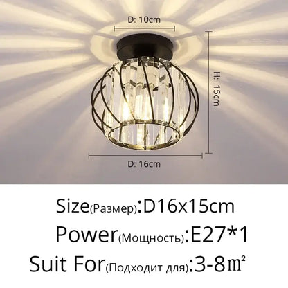 Modern geometric gold and black crystal glass led chandelier with a black metal frame for radiant living room decorbites crystal glass