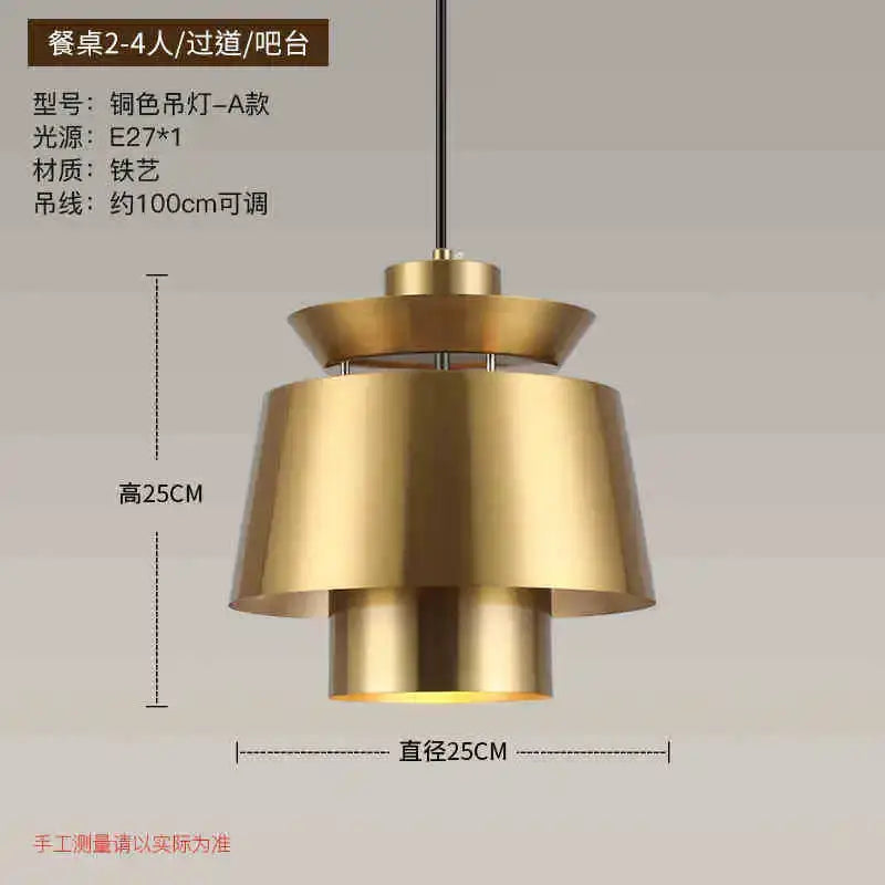 A sleek tiered brass decorbites gold nordic chandelier with warm metallic finish for kitchen and living room decor