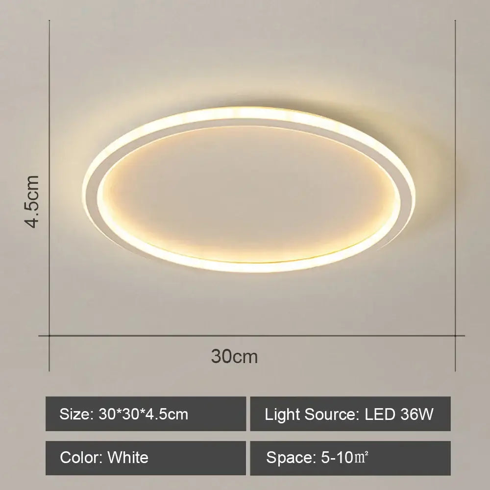 Modern geometric white led ceiling light with sleek design and warm glow for living room decorbites led ceiling light