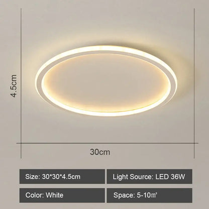 Modern geometric white led ceiling light with sleek design and warm glow for living room decorbites led ceiling light