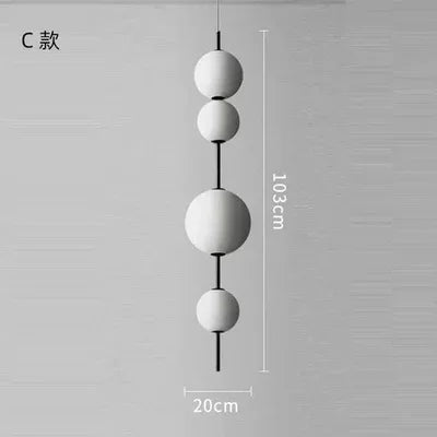Modern Glass Globe 3-Light Pendant Chandelier - Decorbites