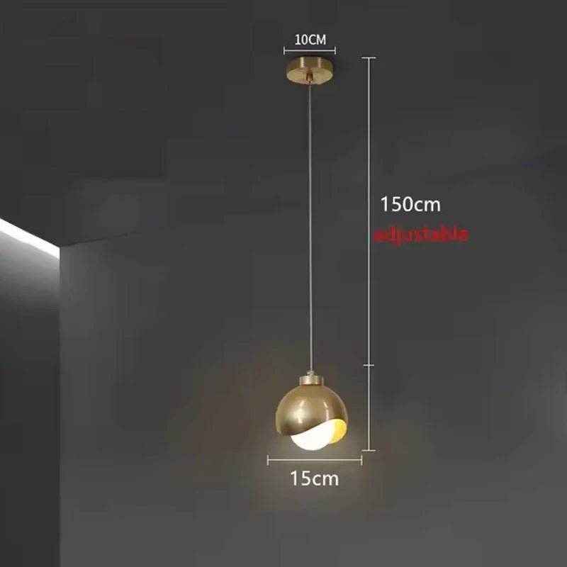 Modern Glass Globe Pendant Light - Decorbites