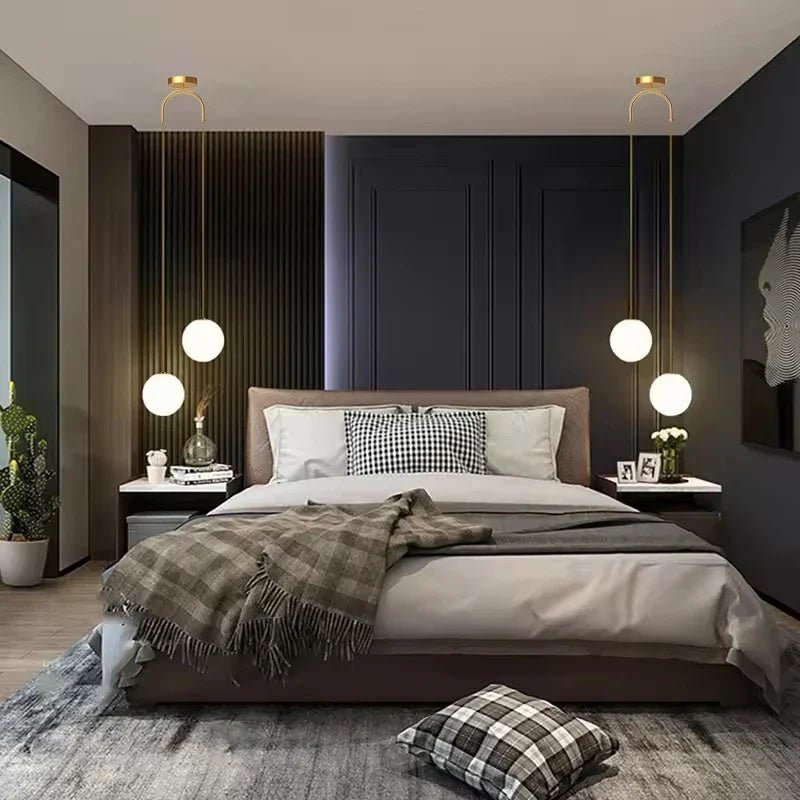 Modern Glass Globe Pendant Light - Decorbites