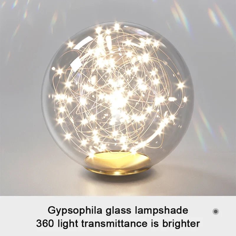 Modern Glass Pendant Light in Black or Gold - Decorbites
