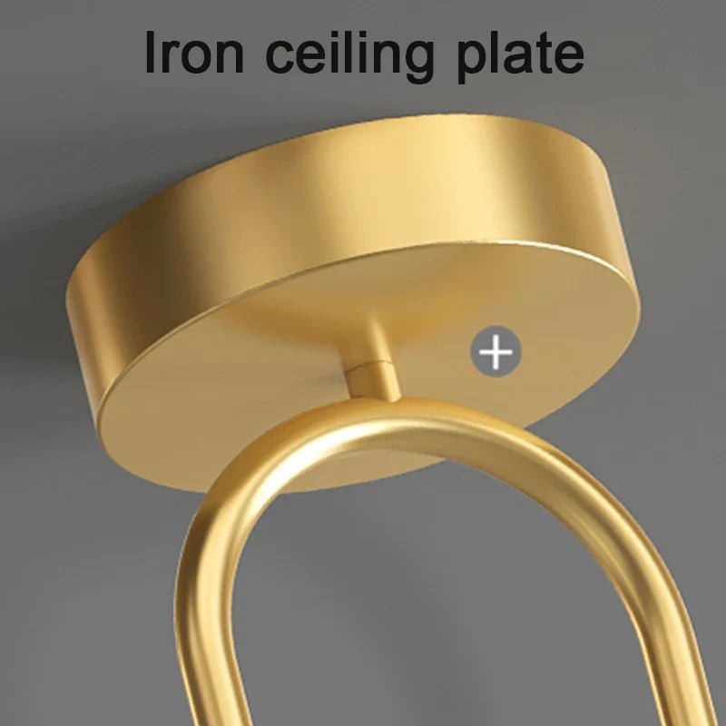 Modern Glass Pendant Light in Black or Gold - Decorbites