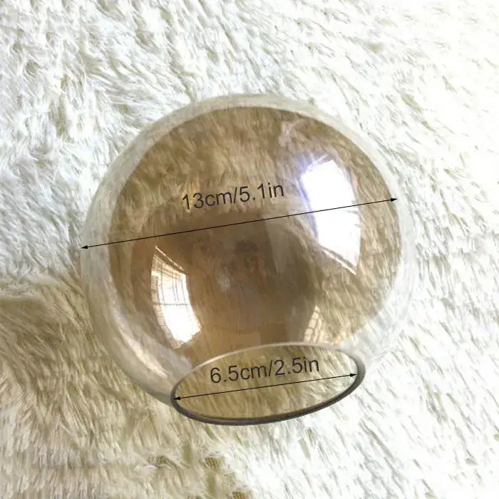 Modern glossy grey glass lamp shade with clear globe, smooth surface, and subtle amber tint for decorbites grey glass lighting