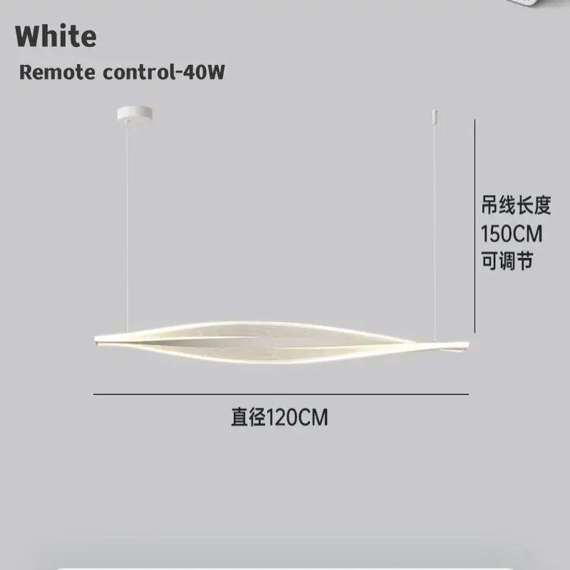Modern gold acrylic led pendant lamp with white elongated oval decorbites acrylic led remote 40w led pendant lamp illumination