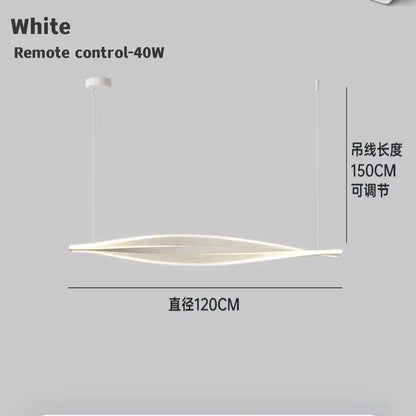 Modern gold acrylic led pendant lamp with white elongated oval decorbites acrylic led remote 40w led pendant lamp illumination