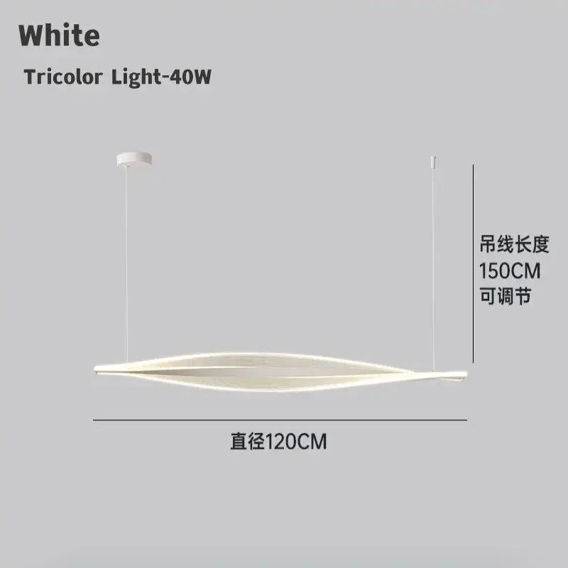 Modern gold acrylic led pendant lamp with white tricolor led and adjustable 150cm hanging length for dining room decorbites acrylic led