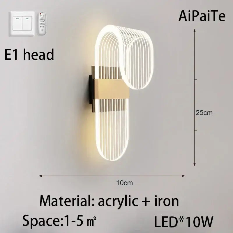 Modern gold acrylic lustre chandelier with sleek white and gold decorbites acrylic lustre wall sconce design