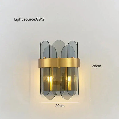 Modern gold-toned wall sconce with frosted glass panels as a lighting solution enhancing dining experience