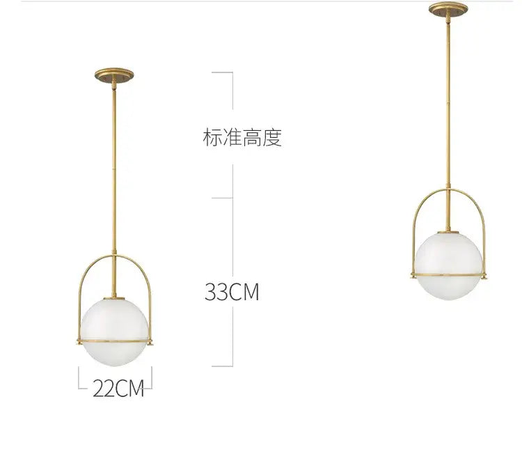 Modern gold arched glass bar pendant lamp with frosted globe and metal frame for kitchen decorbites glass bar pendant lighting