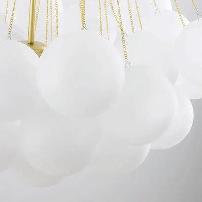 Modern gold and black frosted glass ball chandelier with white frosted glass globe pendant light for dining room decorbites frosted glass